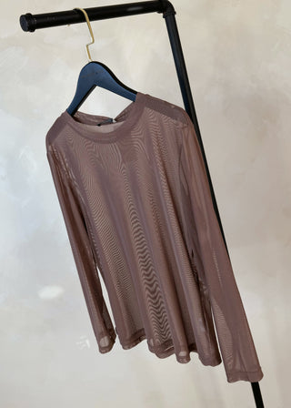 Classic mesh top - Mocha