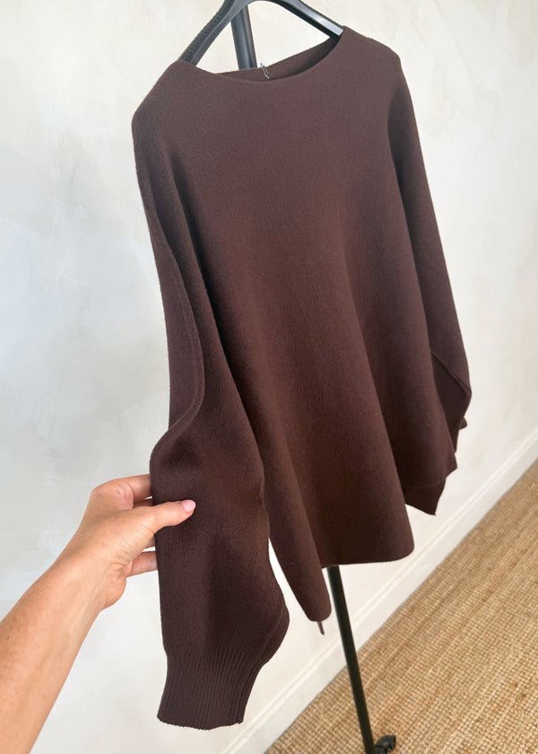 Kelly knit - chocolate