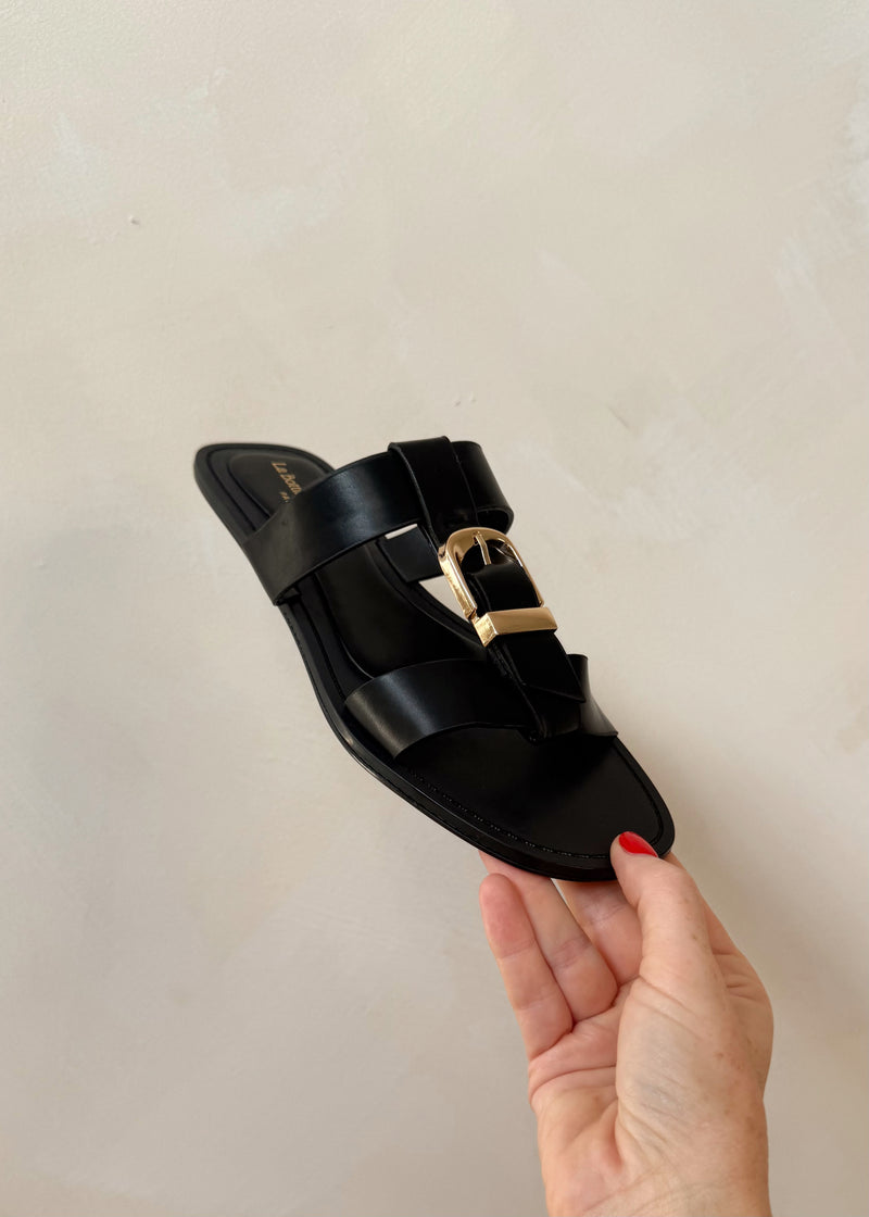 Doja buckle sandal - black