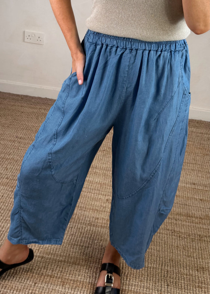 Carmel denim trouser - mid
