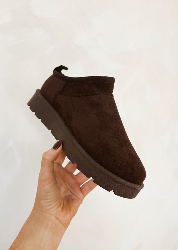 Snug boot - chocolate