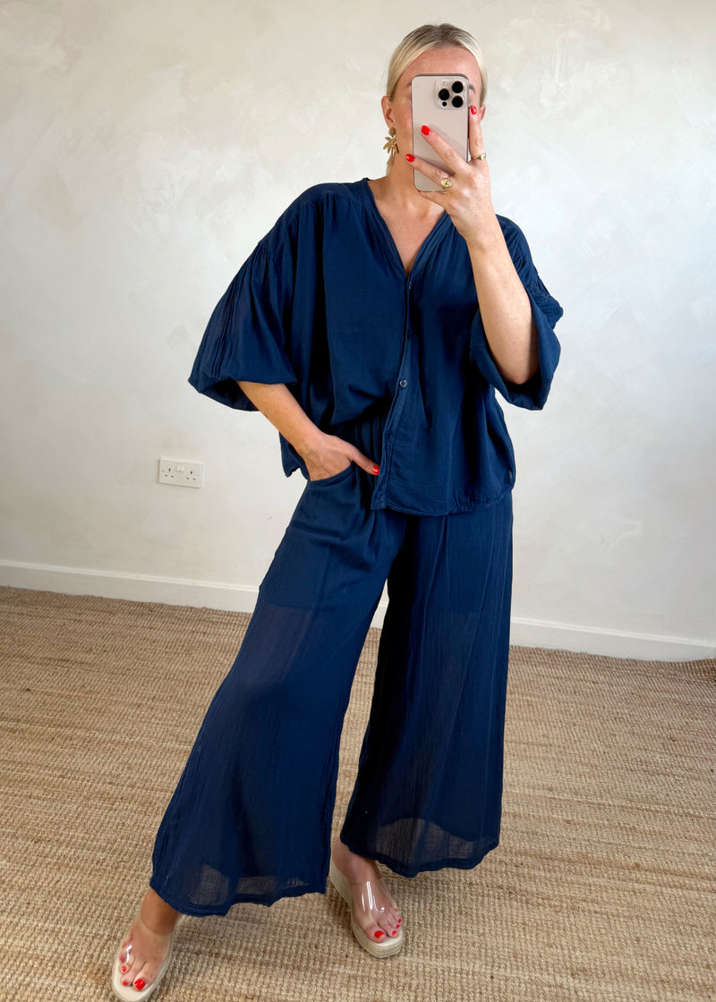 Florence blouse - navy