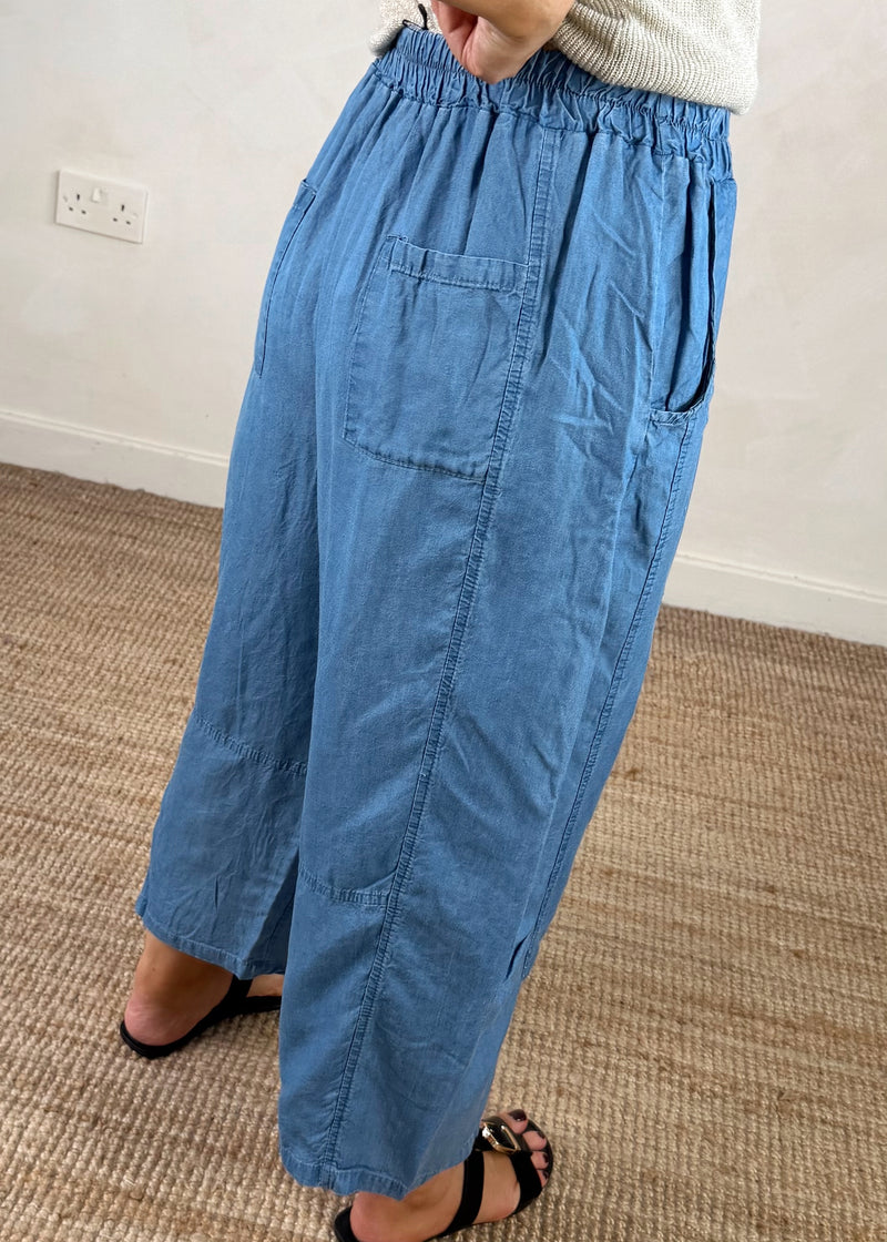 Carmel denim trouser - mid