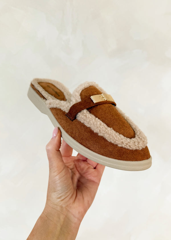 Yumi slip on mule - tan