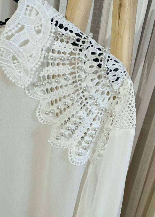 Windsor Embellished blouse - white