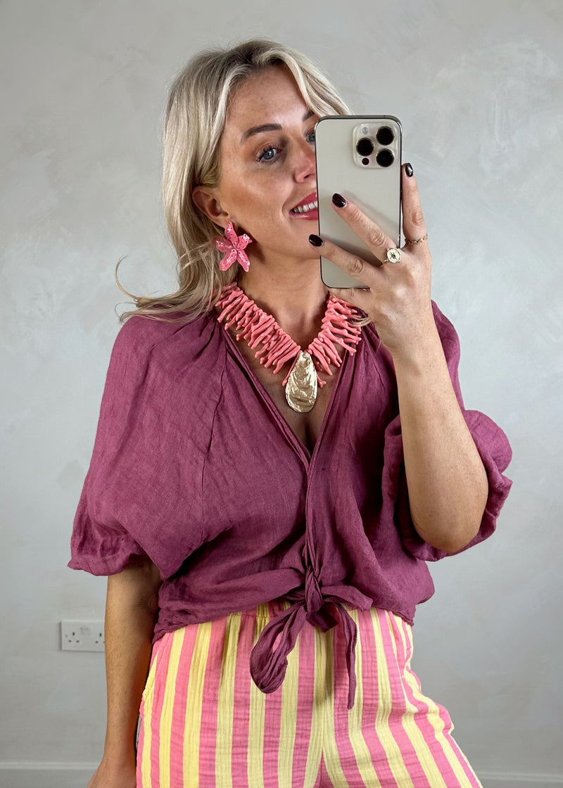 SS25 necklace - peach