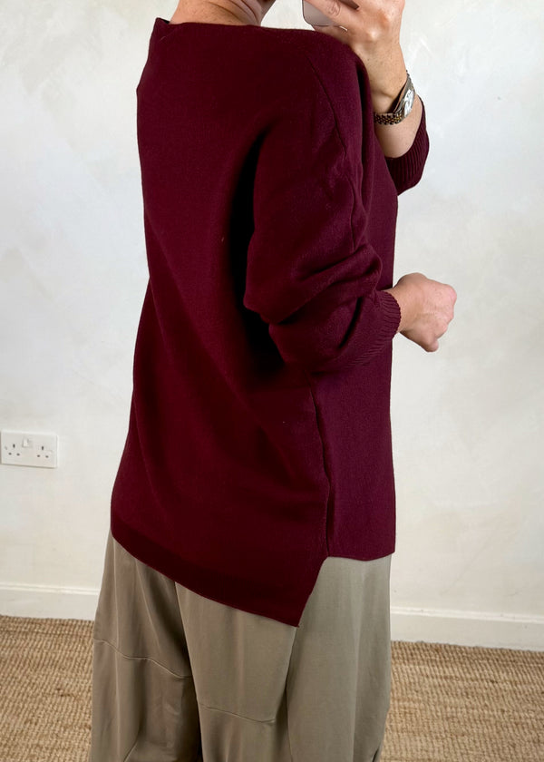 Kelly knit - Merlot