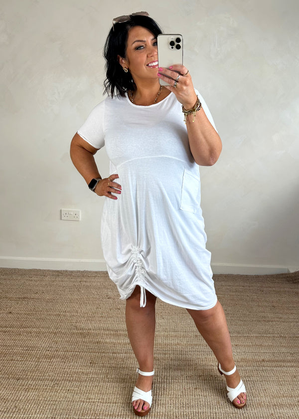 Tamara tee dress - beige