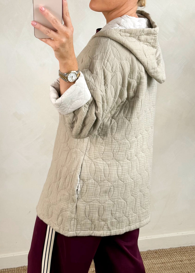Stanley Hooded jacket - berry