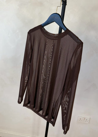 Classic mesh top - Chocolate