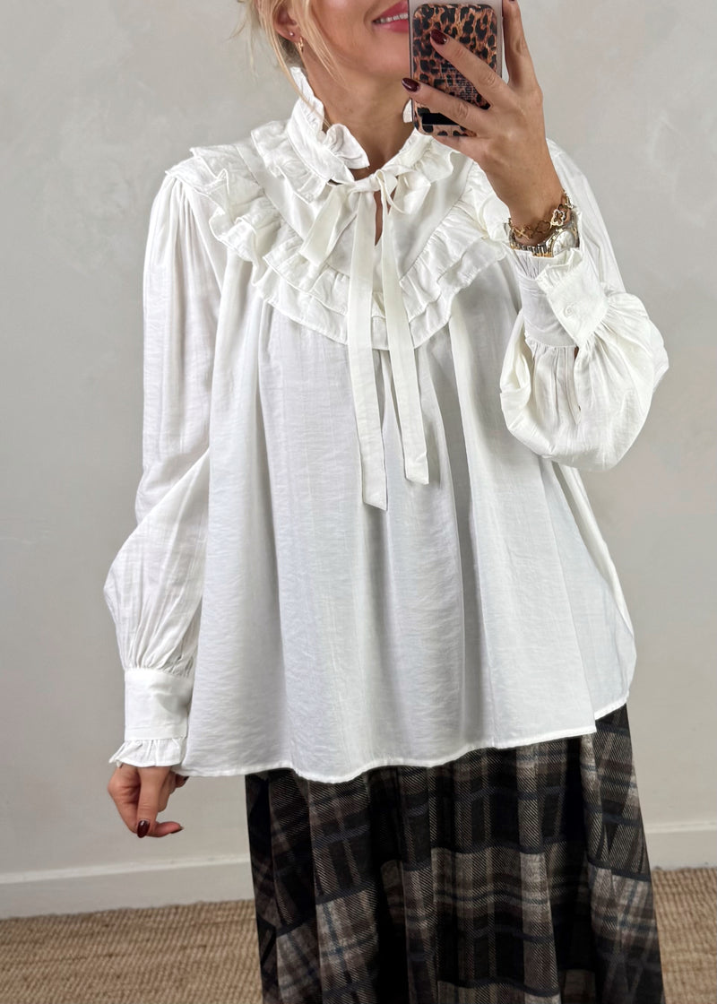 Elissa frill blouse