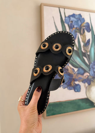 Sonny sandal - black