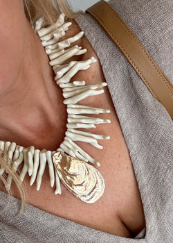 SS25 necklace - cream