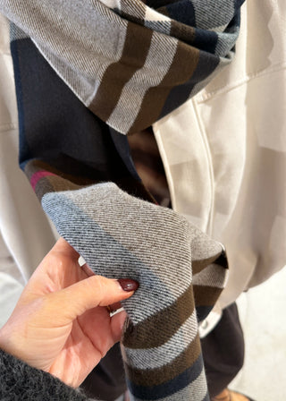 AW26 check scarf