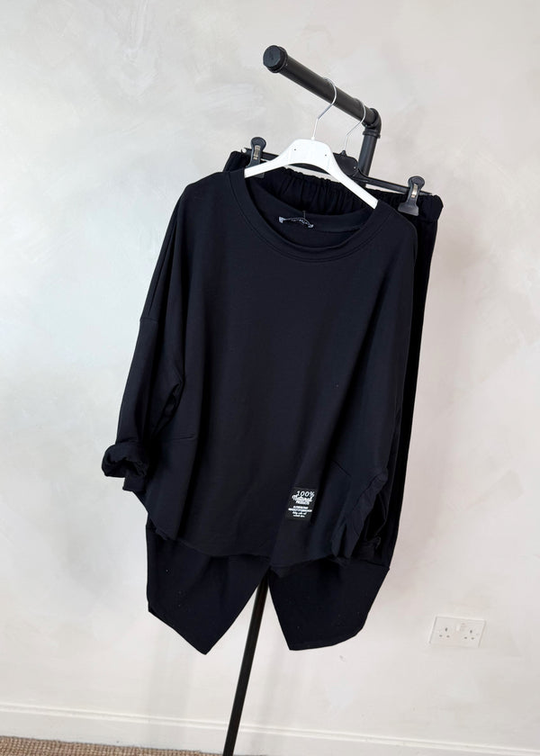 Walton jogger co-ord - Black size 2