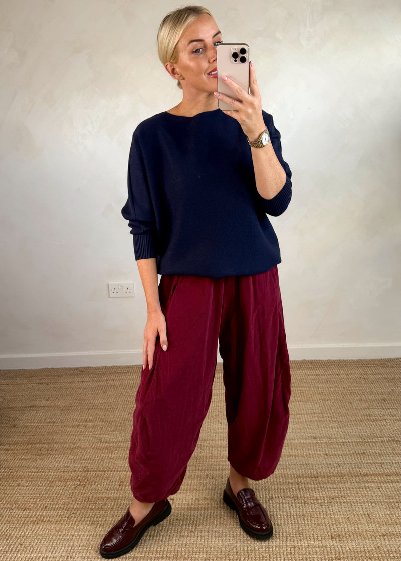 Kelly knit - navy