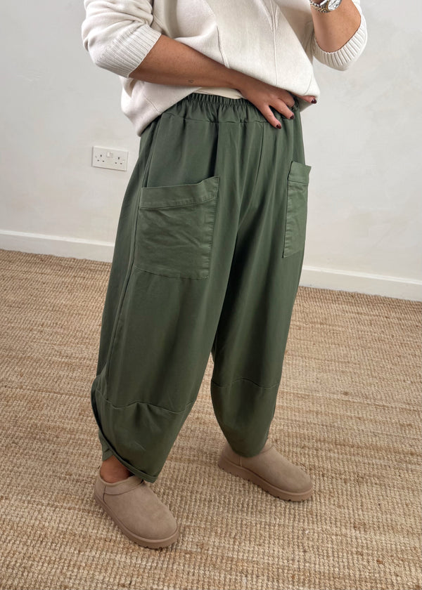 Moda casual pants - Khaki