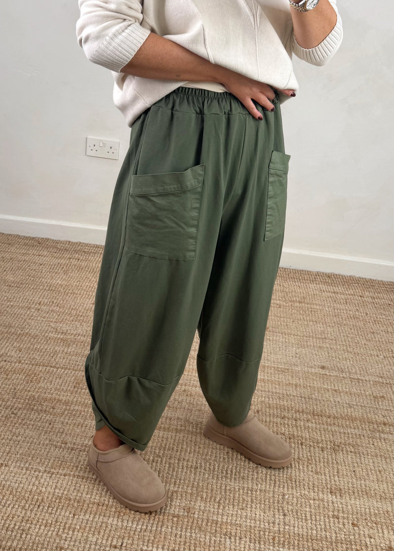 Moda casual pants - Khaki