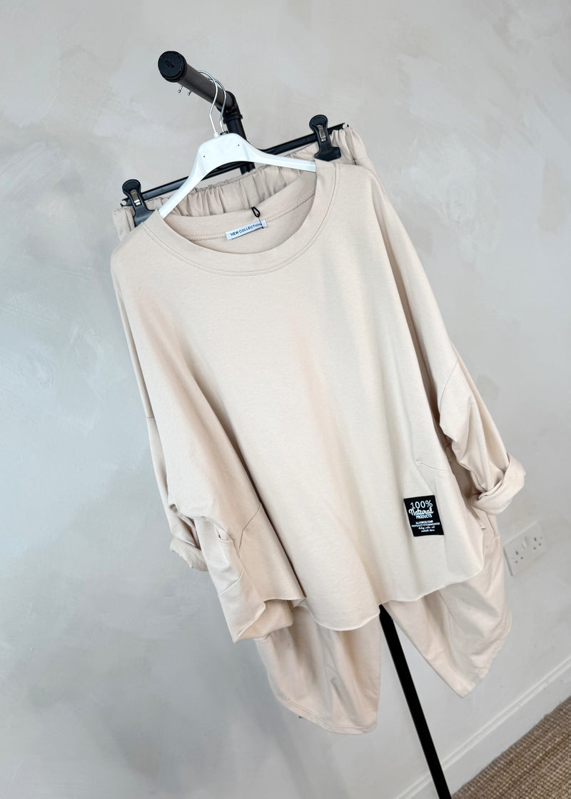 Walton jogger co-ord - stone size 2