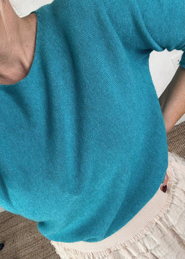 Melody knit - aquamarine