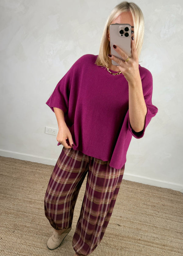 Karina knit - magenta