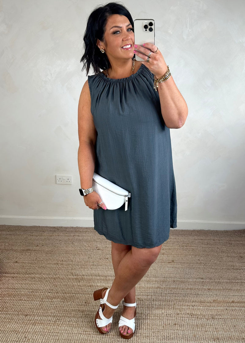 Joanna sun dress - slate