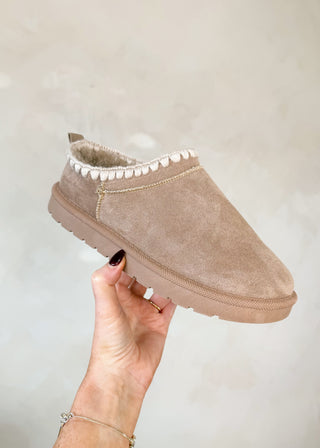 Stitch snug boot - beige