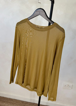Classic mesh top - Olive