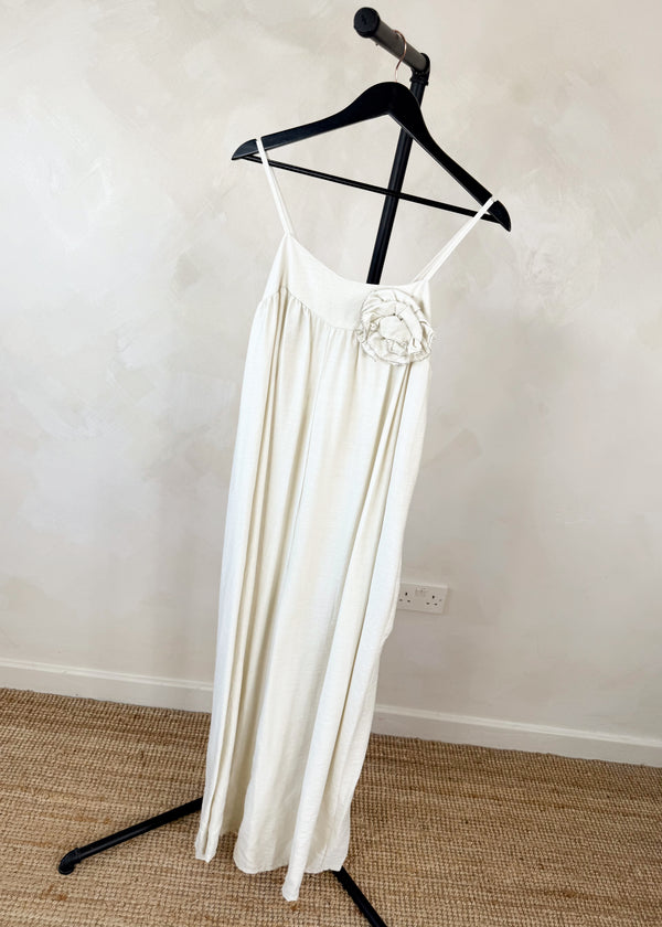 Corsage jumpsuit - stone