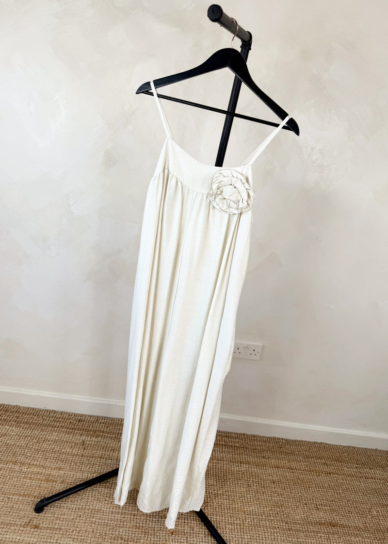 Corsage jumpsuit - stone