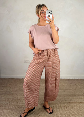 Cap sleeve Tee - Blush