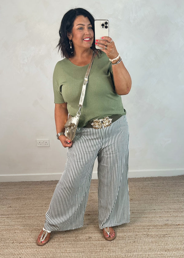 Samara fine knit - khaki