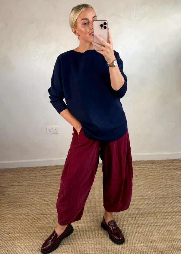 Kelly knit - navy