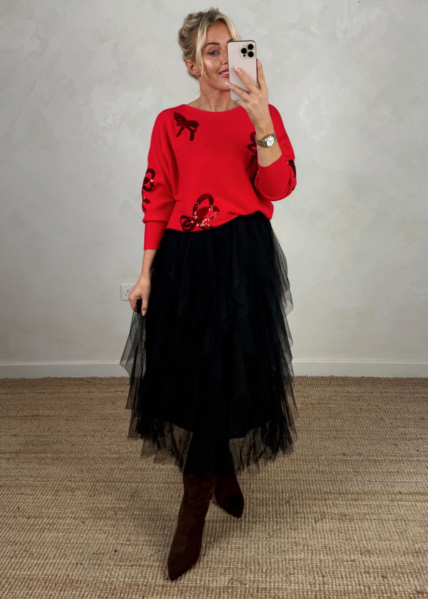 Carrie tulle skirt - black