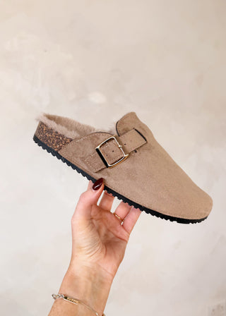 Fur lined clogs - Mocha