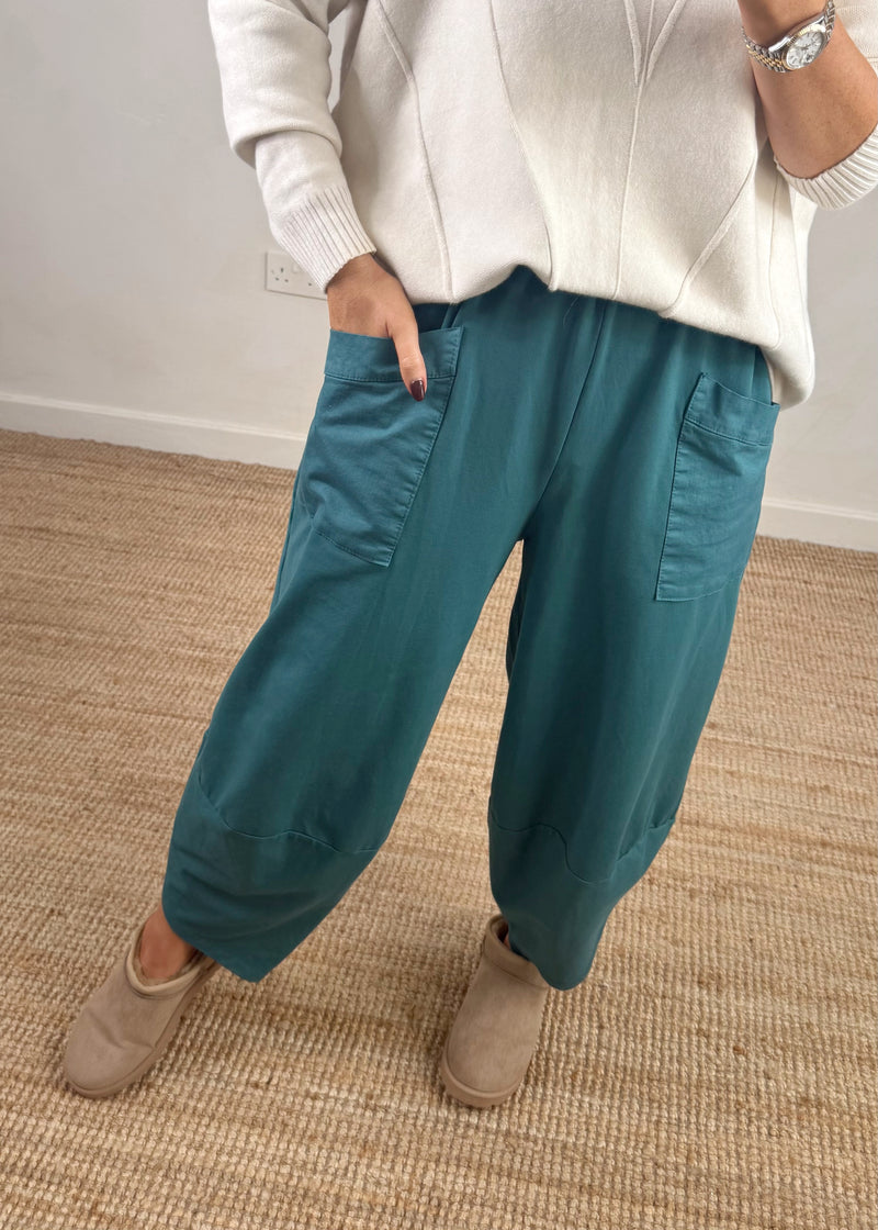 Moda casual pants - teal