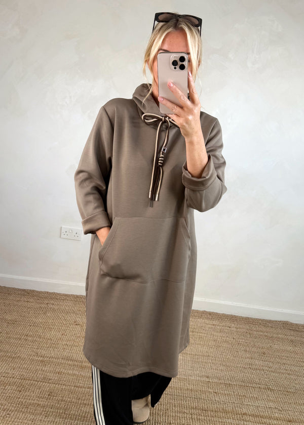 Kent longline hoodie - Slate