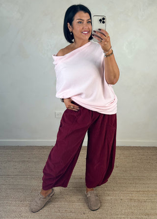 Betsy slouch knit - Pale pink