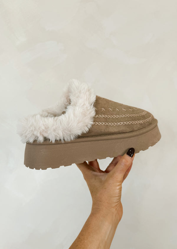 Tazi embroidered boot - sand