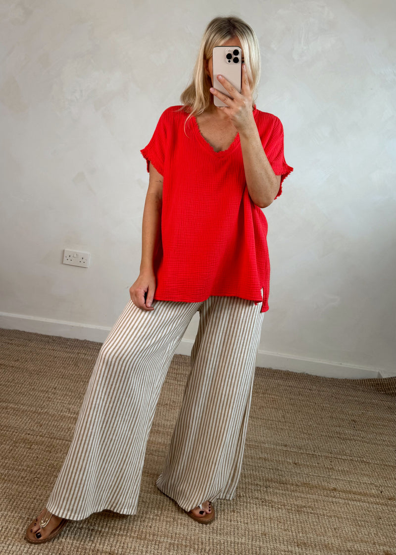 Harley tee - red