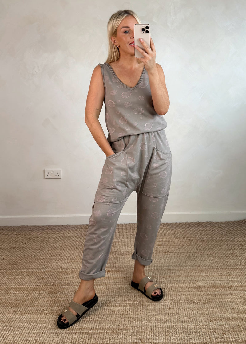Beachcomber drop crotch trouser - mocha