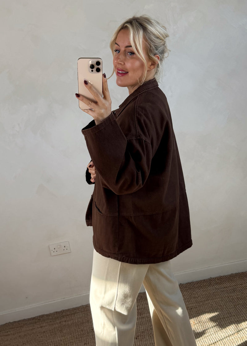 Jace jacket - chocolate