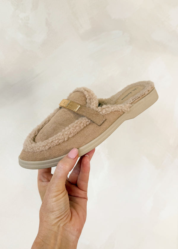 Yumi slip on mule - beige