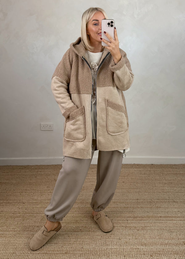 Cocoon jogger - mocha-The Style Attic