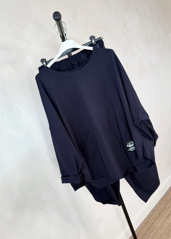 Walton jogger co-ord - navy size 2