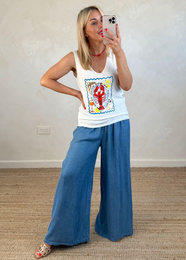 Amy Denim palazzo