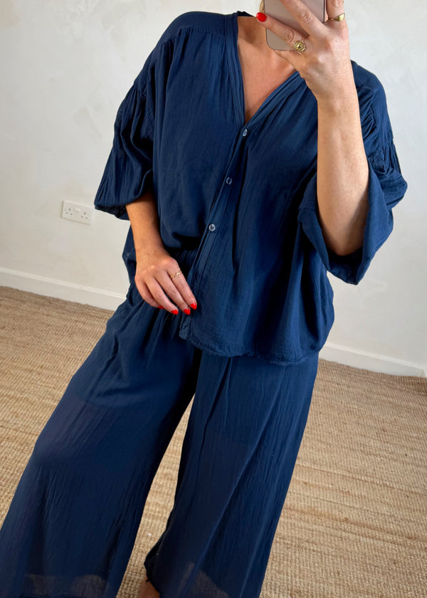 Florence blouse - navy