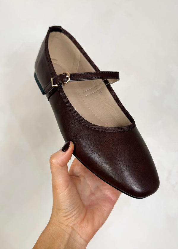 Ballet pump - Chocolate