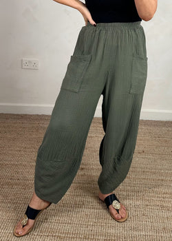 Cheesecloth Moda - khaki