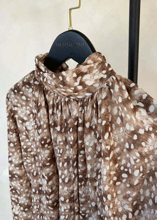 Eva bambi blouse - Mocha
